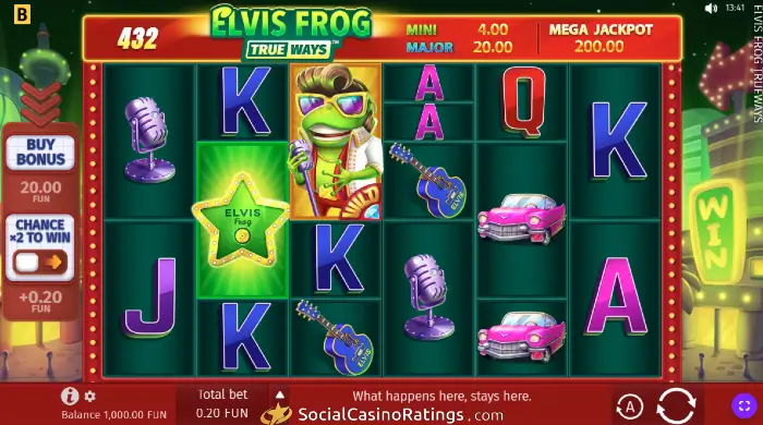 Elvis Frog Trueways Slot Game