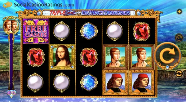 Triple Double Da Vinci Diamonds Slot Game
