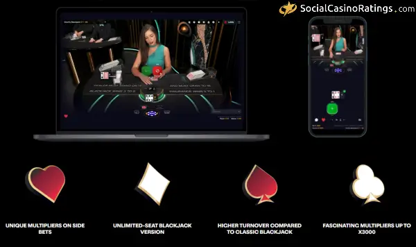 Gravity Blackjack Game