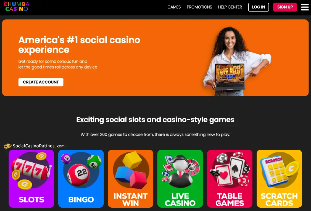 Chumba Casino Website